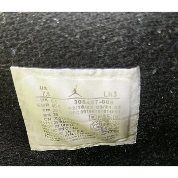 Nike Air Jordan Retro 4 "Yellow Thunder" US Men's Size 7.5 Womans 9 - Picture 4 of 9